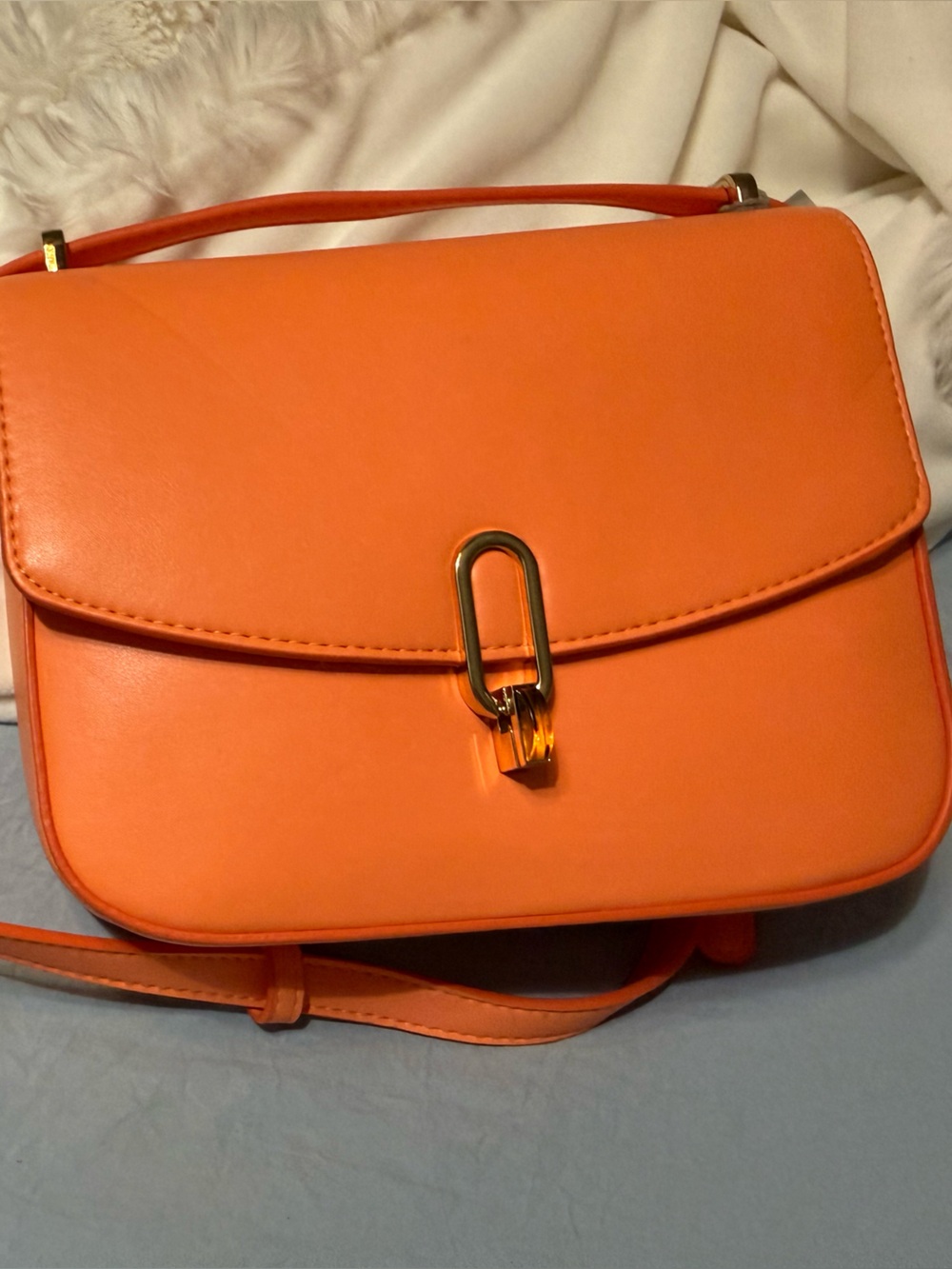 A New Day Orange Crossbody Shoulder Bag - Unbranded